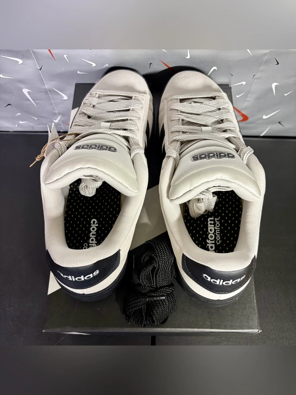 Size 13 - Adidas Grand Court Alpha 00’s 'Grey / Black' Sneakers / IH1287